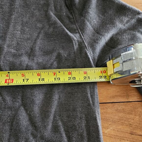 Old Navy Men's Grey Waffle Knit Crew Henley Long Sleeve Shirt Size L Y2K NWOT - Picture 3 of 8